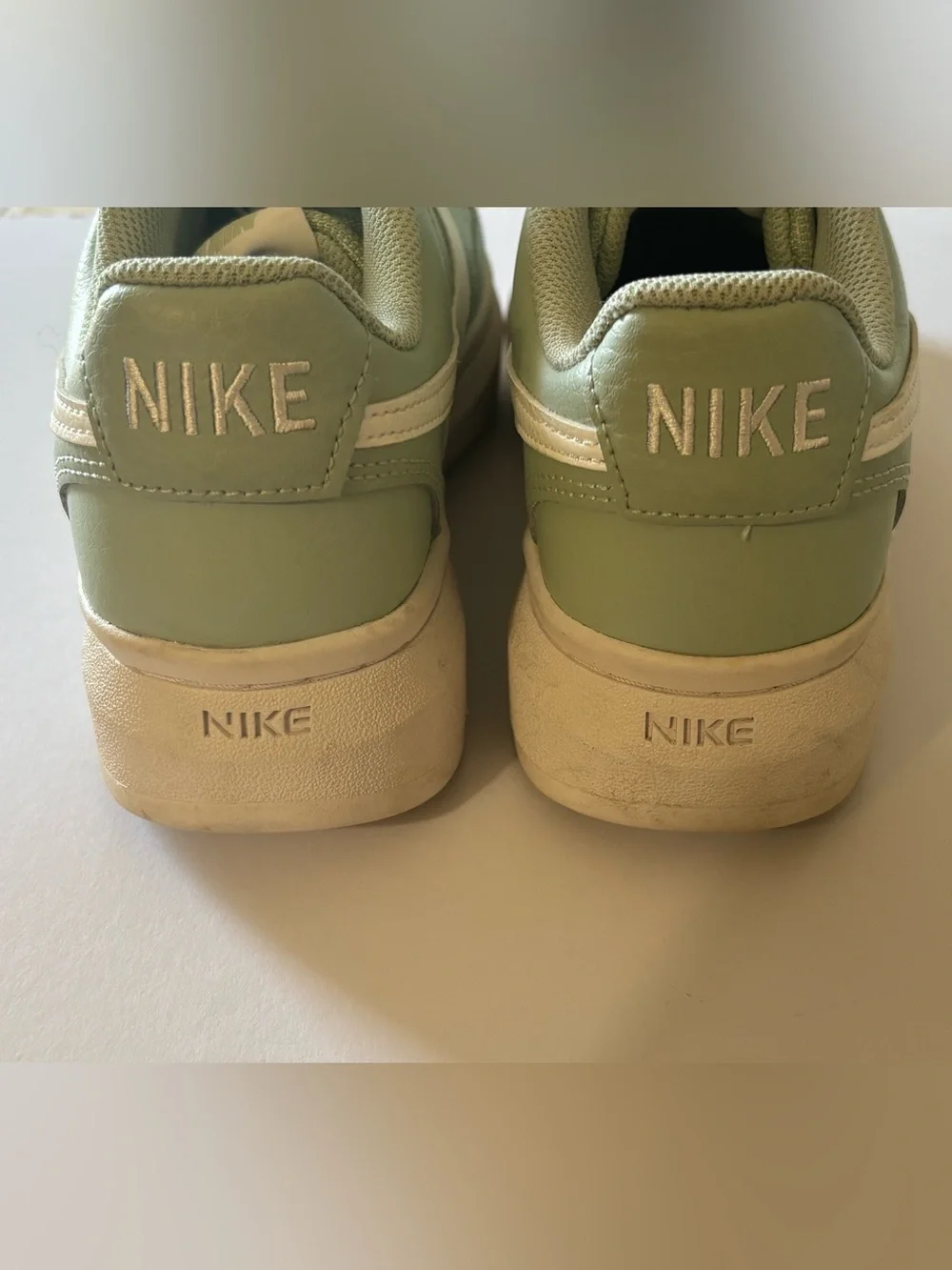 Nike Court Vision Alta Platform Sneakers Sage Green White Women’s US 9 EU 40.5